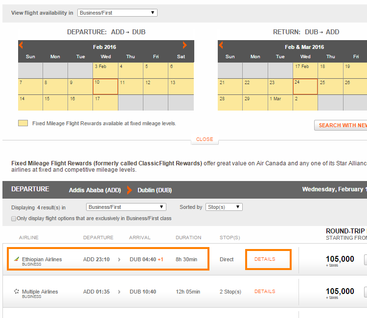 Step 4 Preferred Flight