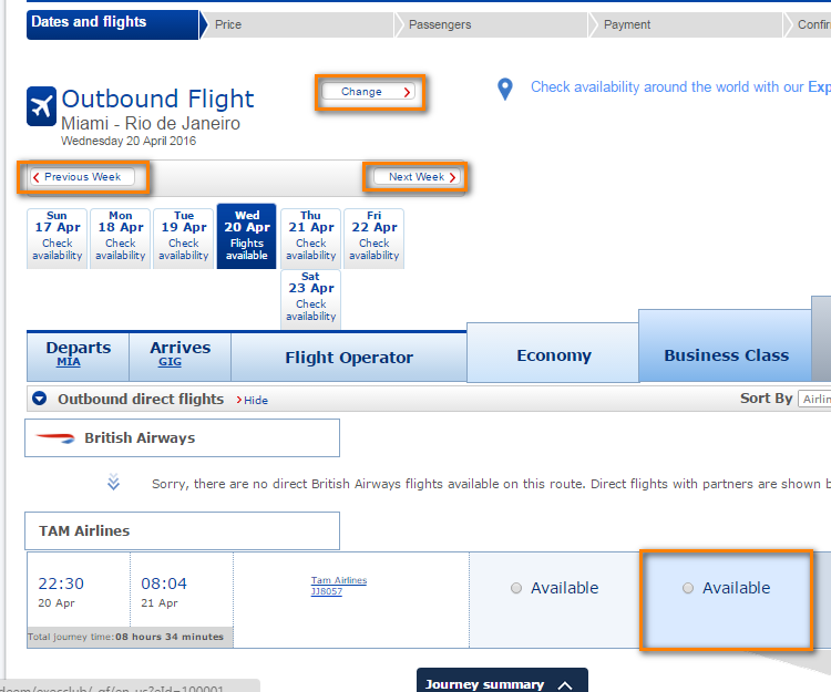 Step 6 Reward Flight Fare