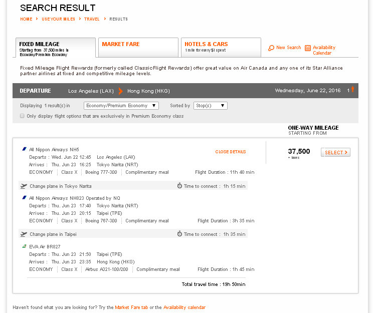 Singapore Airlines Mileage 